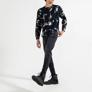 Sweat-shirts d'hiver premium pour hommes, pulls en polaire oversize, logo personnalisé OEM, commandes en gros, pulls imprimés tie-dye pour hommes - Product Image 2