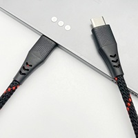 USB-C à USB-C 2.0 Câble de charge 1M Blanc Tressé Durable avec Boîtier EN PVC câble USB