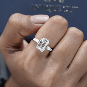 Anillo de Compromiso y Boda con Diamante Cultivado en Laboratorio, Corte Ovalado, 5.60 Quilates, Oro Amarillo de 14k, Certificado IGI, Joyería de Lujo para Regalo de Fiesta - Product Image 1