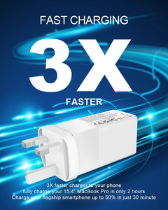 เครื่องชาร์จโทรศัพท์มือถือ65W แบบพกพา QC3.0 3พอร์ต USB-<span class=keywords><strong>C</strong></span> 65W เครื่องชาร์จ Gan สำหรับ <span class=keywords><strong>iPhone</strong></span> ชนิด <span class=keywords><strong>C</strong></span> แบบชาร์จเร็ว - Product Image 3