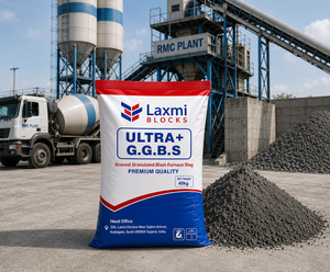 Suplemento de Escoria Mineral 1MT Ultra + GGBS, Escoria Granulada de Horno de Fusión, Origen Gujarat, para la Fabricación de Concreto, Laxmi - Product Image 2