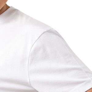 เสื้อยืดโอเวอร์ไซส์สีขาวสำหรับผู้หญิง ผ้าฝ้ายนุ่ม คอกลม แขนสั้น สไตล์ลำลอง สตรีทแวร์ แฟชั่น เสื้อผ้าลำลอง - Product Image 6