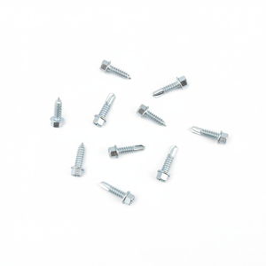 High Performance Weather-Resistant Stainless Steel Hex Head Self-Drilling <b>Screws</b> Class 8 Grade Zinc <b>Galvanized</b> Metric Fasteners - Product Image 2