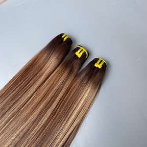 Lot de Cheveux Humains Super Double Drawn Couleur Piano avec Closure, Qualité Premium, Cheveux Vierges Vietnamiens Bruts, Expédition Rapide, Qualité Luxe - Product Image 2