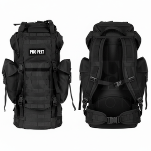 Mochila de Gran Capacidad para Exteriores, Resistente al Agua, con Bolsillo Interior con Cierre, Almacenamiento, Respaldo Suave, de Nailon y Algodón - Product Image 2
