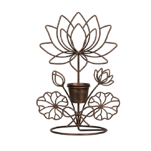 Maceta de Hierro Forjado con Soporte, Recubrimiento en Polvo, Duradera, para Interiores y Exteriores, Decoración del Hogar y Jardín, Tamaño Personalizable - Product Image 4