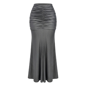 High <b>Elasticity</b> Bodycon Maxi <b>Skirts</b> for Women Wholesale Elegant Slim Fit Long Evening Party <b>Skirts</b> - Product Image 2