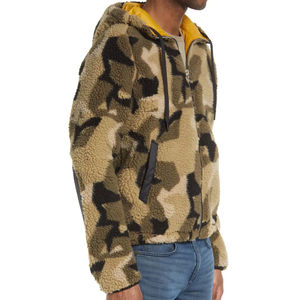 Veste polaire zippée avec texture sherpa douce et coupe décontractée, veste d'hiver sherpa avec doublure lisse et deux options de style - Product Image 3