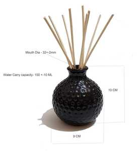 Botella Difusora de Cerámica Vacía para Aromaterapia, Recipiente para Aceites Esenciales, para Sala de Estar, Dormitorio u Oficina - Product Image 2