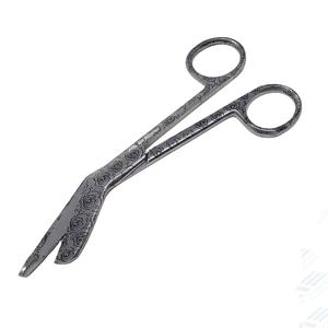 กรรไกรตัดผ้าพันแผลแบบมีห่วงคล้อง สแตนเลส สำหรับแพทย์ ผู้เชี่ยวชาญด้านการแพทย์ และการผ่าตัด - Product Image 1