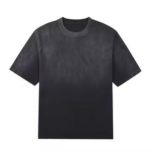 Camiseta de Algodón 100% Lavada con Ácido de Alta Calidad en Oferta, Camiseta Oversize para Hombre, Camiseta Vintage Personalizada con Lavado a la Piedra - Product Image 1
