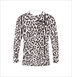 T-shirt de sport à manches longues à imprimé animal abstrait, léger, pour l'entraînement physique - Product Image 5