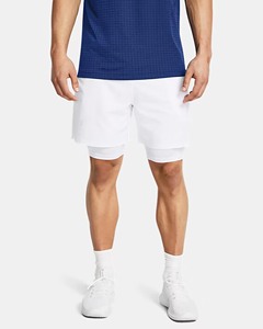 <b>Men</b> Solid <b>White</b> Quick Dry Sport Nogi MMA <b>Shorts</b> Canvas Front Logo with Pockets Elastic Waist Mid Length 100% Polyester - Product Image 6