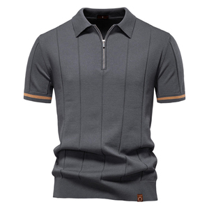 Camisas Polo de Verano Personalizadas al por Mayor para Hombre, Colección Casual de Negocios, Cuello Solapa, Tejido Sólido Antipilling, Novedad Transfronteriza - Product Image 4