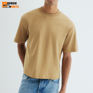 T-shirt Homme Coupe Droite 100% Coton Toile Manches Courtes Sérigraphié Streetwear Tendance Col Rond Logo Personnalisé - Product Image 1