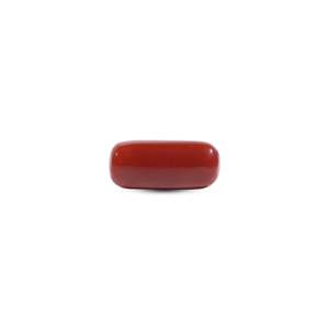 7.1 Carat Breathtaking Red Coral Loose Gemstone 10x12mm Oval Cut for Fine Jewelry - Product Image 2