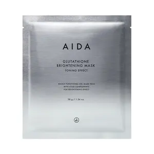 AIDA Masque éclaircissant au glutathion de haute qualité Feuille d'effet tonifiant 1ea Pack - Product Image 1
