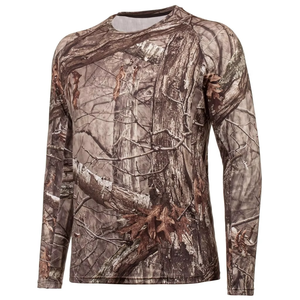 Camisa de Caza Personalizada, Transpirable, de Lona, Estilo Camuflaje, para Otoño, para Actividades al Aire Libre, Unisex, Manga Corta, para Senderismo y Camping - Product Image 3