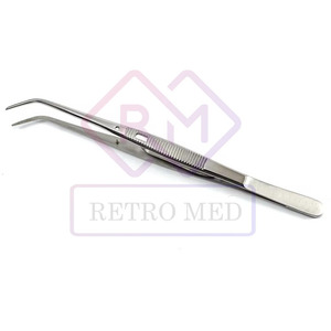 Fórceps de acero inoxidable, fórceps quirúrgicos curvos de algodón, pinzas universitarias personalizadas por MEDICAB INSTRUMENTS - Product Image 4