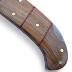 Cuchillos Plegables para Exteriores con Hoja de Acero con Patrón de Damasco, Hechos a Mano, con Mango Ergonómico para Caza, Camping y Senderismo - Product Image 6
