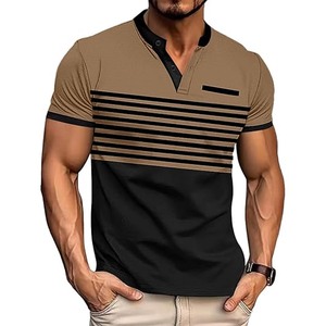 Chemises décontractées grande taille pour hommes, style japonais exotique, respirantes et à séchage rapide, en polyester/coton, idéales pour les fêtes et le golf - Product Image 2