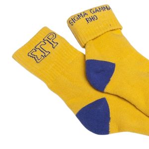 Calcetines SGRho hasta el tobillo, personalizados con la letra griega Sigma Gamma Rho, unisex, atléticos, de corte bajo, informales, deportivos, cómodos, de algodón - Product Image 3