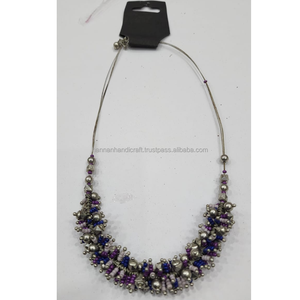 Collar Indio de Resina Lucite de la Mejor Calidad para Damas y Niñas, Joyería Hecha a Mano, Ecológica y a la Moda, de la India - Product Image 1