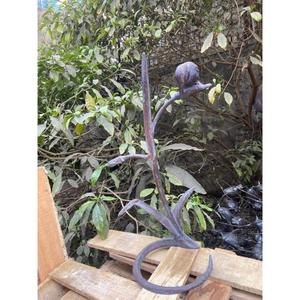Metal Crafts Bronze Bird On Branch Sculpture Decorative <b>Ornament</b> for garden Farmhouse Decor - Product Image 6