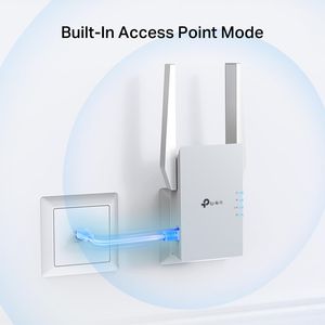 WiFi 6 Range Extender <b>Ethernet</b> Port 1.5G Dual-Band <b>Wireless</b> Repeater Amplifier 1800 Sq. Ft. Coverage Infrastructure Equipment - Product Image 3