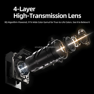 Proyector Inteligente 2026 AUN A005 4K Ready, Android 11, Full HD 1080P, Tiro Corto, Cine en Casa, Altavoz, Corrección Trapezoidal Automática, Bajo Costo, Europa - Product Image 4