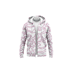 Sweat à capuche pour homme de haute qualité, respirant, sublimé, avec fermeture éclair personnalisée et impression numérique pour la saison hivernale - Product Image 5