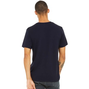 Clush Industries Cotton Summer Men's T-Shirt Short Sleeve O-Neck Breathable Casual Solid Color Front Logo 100% Cotton Regular - Product Image 2