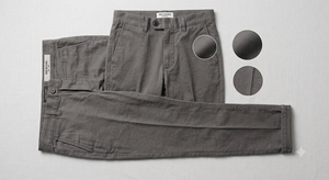 Pantalones Chinos Casuales de Verano para Hombre, Corte Recto, Cintura Media, Color Caqui, Cómodos, de Sarga de Algodón de Alta Densidad - Product Image 2