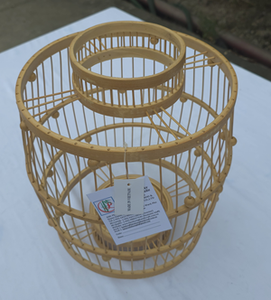 Pantalla de Lámpara Redonda de Bambú Tejido Ecológica - Decoración Sostenible para Hogares, Restaurantes, Hoteles y Resorts - Product Image 3