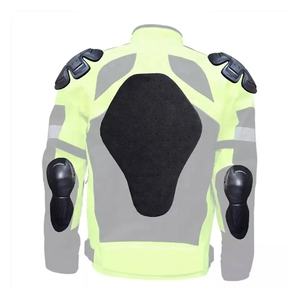 Chaqueta de verano para motocicleta aprobada por la CE para hombre, paneles de malla transpirable, forro impermeable desmontable y almohadilla protectora, cuello alto - Product Image 6