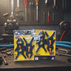 4 Abrazaderas de Manguera de Nylon de Doble Burbuja de 3 Pulgadas con Resorte - Product Image 2