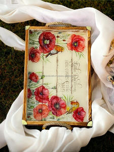 Elegante Bandeja de Madera para Servir con Asas para Cócteles y Eventos - Product Image 2