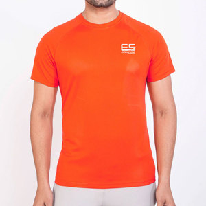 เสื้อยืดออกกำลังกายผู้ชายสีพื้นคุณภาพสูง ทรงปกติ ระบายอากาศได้ดี แห้งเร็ว ปรับแต่งได้ - Product Image 2