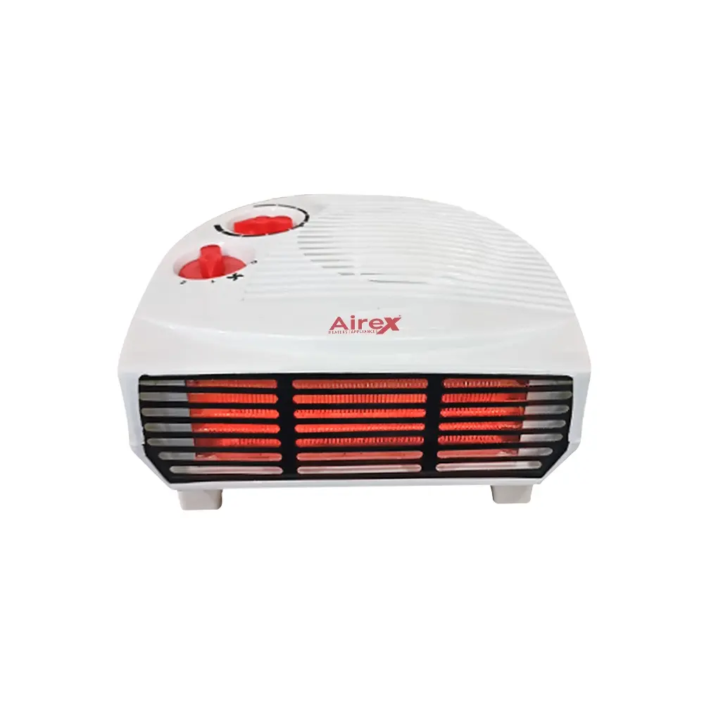 Airex camera riscaldatore ventilatore riscaldatore aria con regolatore di temperatura e sistema di protezione contro il surriscaldamento 2000 Watt (rotondo)