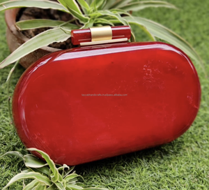 กระเป๋าคลัทช์เรซิ่นสำหรับสุภาพสตรี ดีไซน์เก๋ไก๋ เหมาะสำหรับผู้หญิงทันสมัยและงานที่มีสไตล์ จากประเทศอินเดีย - Product Image 3