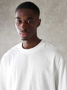 Oversized Crew Neck T Shirt for Men Comfortable Loose Fit Modern Casual Style Men's Oversized Cotton T Shirt OEM Custom logo B2b - Product Image 4