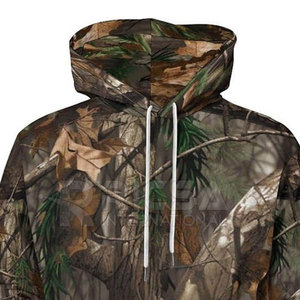Sudadera con Capucha para Hombre, para Caza, Invierno, Color Sólido, Suave, Manga Larga, Transpirable, Resistente, Personalizable - Product Image 5