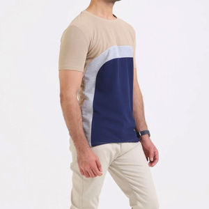 T-shirts pour hommes de qualité supérieure 100% coton, couleur et logo personnalisés, coupe classique, respirants, fabriqués au BS - Product Image 4