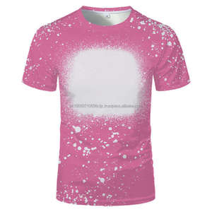 2024 Sport Wear Oem Sublimación personalizada Bleach Camisetas Sublimación Camiseta Blanqueada Sublimación Camisetas - Product Image 1