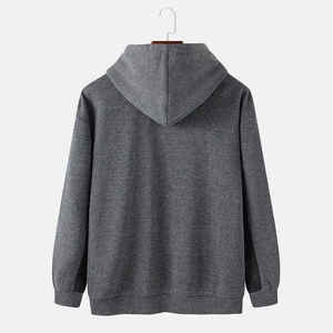 Sudaderas Ligeras de Color Sólido para Hombre en Venta al por Mayor a Precio Económico, Sudadera Cómoda y Transpirable con Servicio OEM y Logotipo Personalizado - Product Image 2