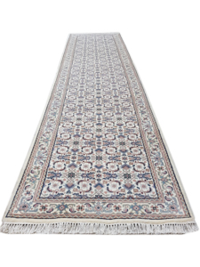 Tapis de prière indien de luxe moderne en laine, brodé, fait main, adapté aux animaux domestiques, rembourré, design, sur mesure, noué à la main pour la maison - Product Image 2