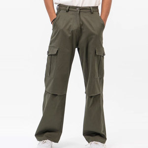 Pantalones Cargo de Algodón 100% para Mujer, Estilo Urbano, Alta Calidad, Venta al Por Mayor, Personalizados, Tallas Grandes, Ropa de Trabajo Ligera, Talla Regular - Product Image 6