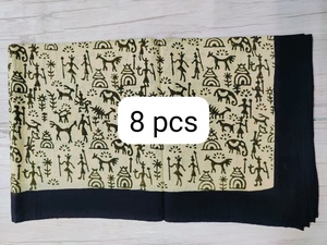 Sarongs de Algodón Hechos a Mano con Estampado de Bloques Indios Bagru Dabu para Mujer, Precio Económico, Venta al por Mayor, Pareos, Sarongs Largos - Product Image 3
