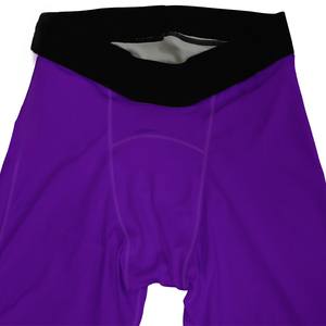 Pantalones de compresión deportivos para hombre, manguitos de baloncesto de una pierna, antibacterianos, de secado rápido, transpirables, con estampado en la cintura - Product Image 6