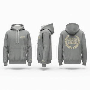 Sudadera con Capucha para Hombre, Diseño Personalizado, Color Verde Oliva, Felpa de Algodón, Estilo Casual, con Bolsillo y Estampado Frontal, Corte Regular, para Invierno - Product Image 4